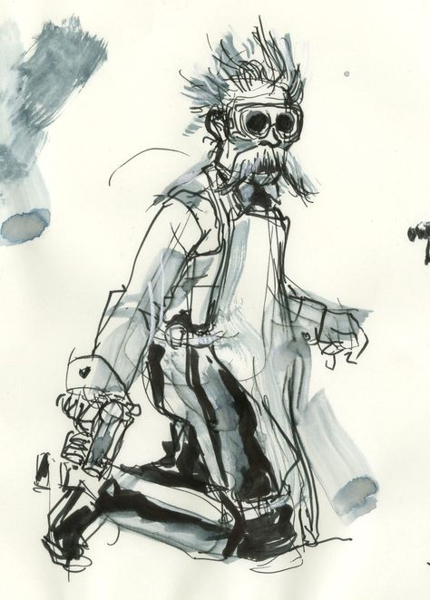 Evil Scientist Drawing, Evil Scientist Concept Art, Medieval Scientist, Evil Scientist Aesthetic, Crazy Scientist Character Design, Mad Scientist Drawing, Steam Punk Character Design, Mad Scientist Fantasy Art, Mad Scientist Art