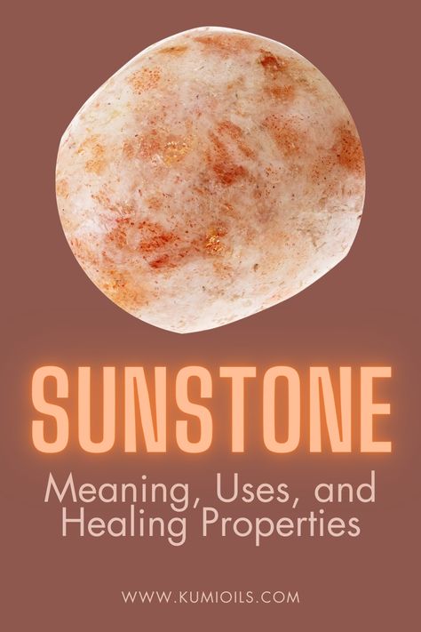 A glance at a sunstone crystal fills your heart with positive energy, energizing you with good fortune. It holds luminous energy and gives everyone a feeling of sunny days. If you tend to feel weighed down by the cold winds, cloudy skies, and early nights, then sunstone is the perfect pick-me-up for lifting your body, mind, and soul.  In warm colors such as orange, gold, red, and brown, and a translucent look, sunstone's meaning is joy and abundance. Sunstone Crystal Meaning, Sunstone Meaning, Sunstone Crystal, Cloudy Skies, Sun Stone, Spiritual Crystals, Red And Brown, Self Realization, Crystal Meanings