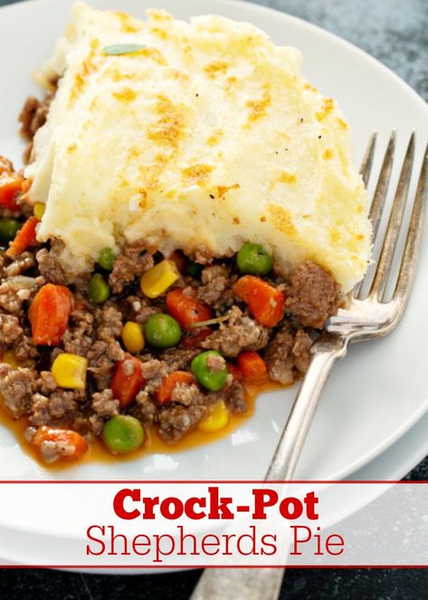 Crock Pot Shepards Pie Ground Beef, Shepherds Pie Crockpot Recipe, Crockpot Shepherds Pie Recipe, Crock Pot Shepards Pie, Ground Lamb Crockpot Recipes, Shepherds Pie Recipe Crockpot, Shepherds Pie Recipe Healthy, Shepherds Pie Recipe, Cottage Pie