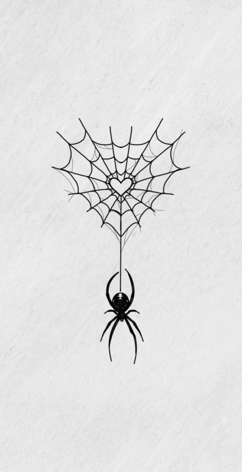 tattoo Tattoo Designs To Practice, Spider Tattoo For Women Hand, Elegant Spider Tattoo, Small Practice Tattoos, Feminine Spider Web Tattoo, Black Widow Tattoo Women, Half Spider Web Tattoo, Girly Spider Tattoo, Spider Web Finger Tattoo