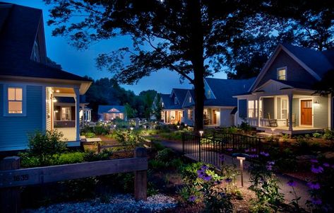 The Allure Of Pocket Neighborhoods Small House Communities, Ross Chapin, Pocket Neighborhood, Tiny House Village, Tiny House Community, Tiny Village, Prefabricated Houses, Real Estate Quotes, An Architect