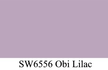 Sw Obi Lilac, Sw Ash Violet, Obi Lilac Sherwin Williams, Lilac Wall Paint, Lilac Wall, Lavender Mist, Paint Sheen, Retro Theme, Boho Room