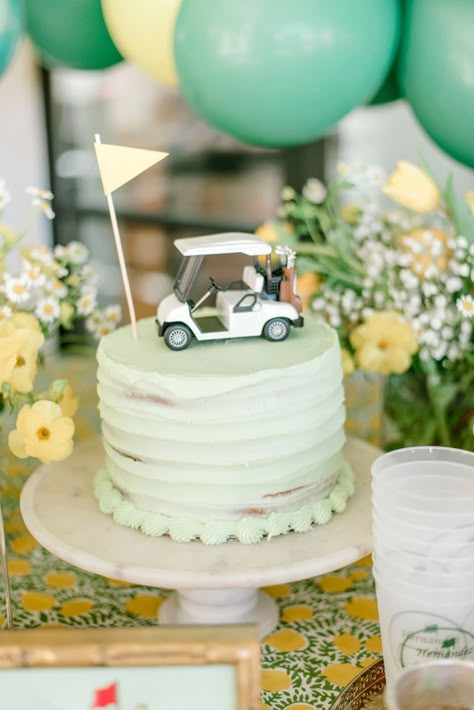 A Masters Par-Tee : How to Throw the Ultimate Masters Party – Sweet Caroline Designs Masters Party, Golf Baby Showers, Golf First Birthday, Golf Theme Party, Golf Baby, Golf Cake, Golf Birthday Party, Baking Hacks, Golf Party