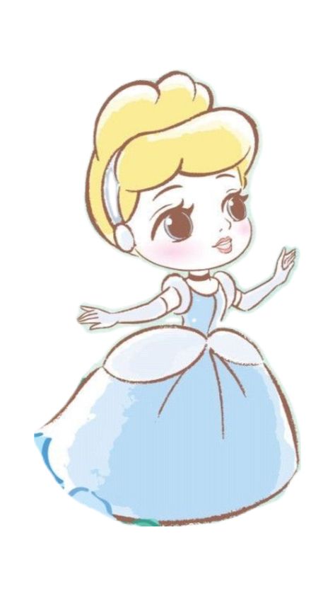 Disney Princess Drawings Easy, Cinderella Drawing, Cute Cartoon Anime, Disney Cuties, Princess Design, Disney Princess Drawings, Princess Drawings, Princess Pictures