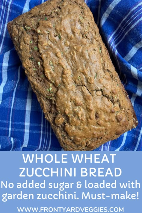 Whole Grain Zucchini Bread, Mediterranean Diet Zucchini Bread, Zucchini Bread With Whole Wheat Flour, Zucchini Bread With Fresh Milled Flour, Fresh Milled Zucchini Bread, Whole Wheat Zucchini Bread Recipes, Whole Wheat Zucchini Bread, Healthy Zucchini Bread, Loaf Breads