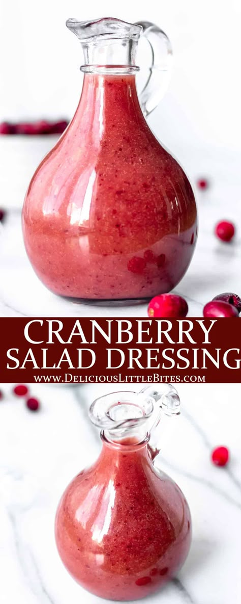 Cranberry Salad Dressing, Cranberry Vinaigrette, Dressing Salad, Salad Dressing Recipes Healthy, Fall Salad, Cranberry Salad, Salad Dressing Recipes Homemade, Homemade Salads, Dressing Recipes