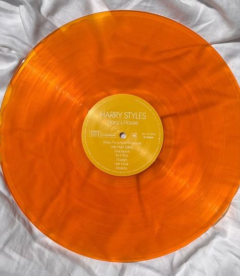 Icons Verdes Aesthetic, Circle Pfp Aesthetic, Vinyl Disk Aesthetic, Record Harry Styles, Harry Styles Record, Orange Circle Aesthetic, Channel Orange Vinyl, Icons Verdes, Cd Card