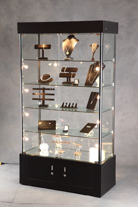 Goa Airport, Office Exterior, Glass Display Shelves, Retail Display Cases, Handbag Display, Glass Display Cabinet, History Wall, Jewellery Shop Design, Glass Showcase