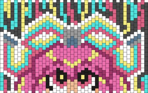 Gravity Falls Kandi, Giffany Gravity Falls, Kandi Cuff Patterns, Kandi Cuffs, Band Ideas, Diy Kandi, Loom Band, Kandi Ideas, Kandi Cuff