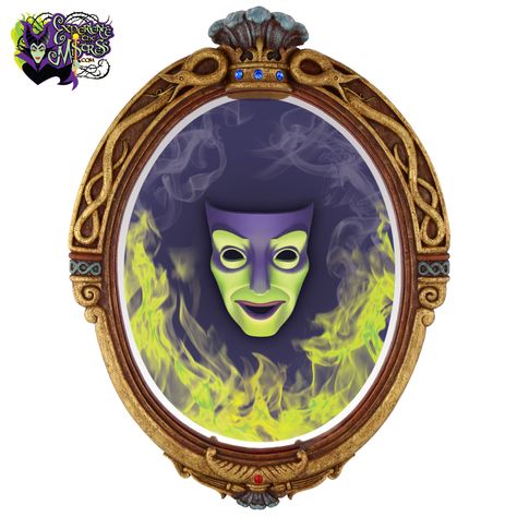 Mixed-media Evil Queen Magic Mirror large-scale display Big Figure (Big Fig) replica, inspired by its appearance in Walt Disney's Snow White and the Seven Dwarfs animated film (1937), and released to Snow White Magic Mirror, Snow White Mirror, Mirror Tattoo, Snowwhite And The Huntsman, Mirror Tattoos, Deco Disney, Disney Evil Queen, Snow White Evil Queen, 65th Anniversary