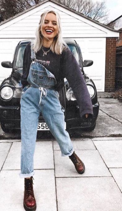 Doc Martens Outfit Winter Casual, Doc Martens Outfit Winter, Doc Martens Outfit Grunge, Styling Jumpsuits, Women Doc Martens, Doc Martens Outfit Fall, Doc Martens Outfit Summer, Grunge Outfits Edgy, Grunge Women