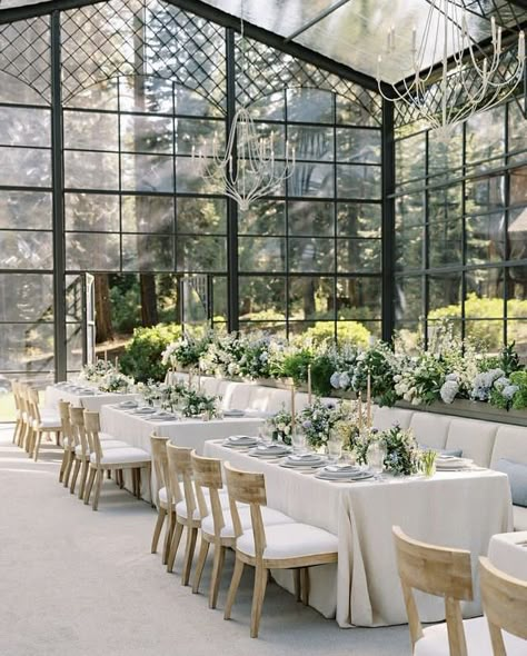 Glass House Wedding, Dinner Reception, Clear Tent, Dream Wedding Decorations, Greenhouse Wedding, Reception Seating, Espresso Bar, Event Tent, Wedding Set Up