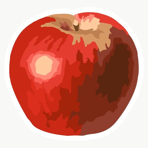 Vectorized red apple fruit sticker design element | free image by rawpixel.com / Aew Sticker Layout, Apple Png, Apple Sticker, Speed Draw, Apple Illustration, Art Apple, Apple Stickers, Fruit Vector, Sticky Labels