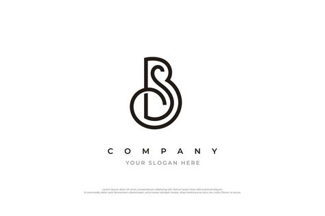 Bs Monogram, Sb Logo, Logo Monogramme, Initial Logo, Monogram Logo Design, Floral Logo, Typography Quotes, Initial Letter, Initial Letters