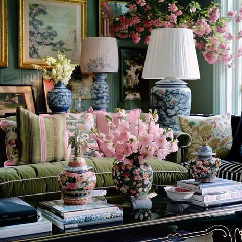 Chinoiserie Style Living Room, Modern Chinoiserie Interior Design, Modern Chinoiserie Living Room, Chinoiserie Interior Design, Chinoiserie Living Room, Good Wall Art, Chinoiserie Interior, Upholstery Details, Chinoiserie Room