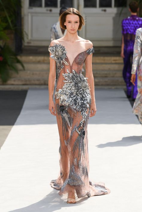 Rahul Mishra - The Impression Fall 2023 Couture, Rahul Mishra, 2023 Couture, Paris Couture, Sheer Fashion, Photoshoot Inspo, Couture Runway, Fall 2023, Runway Models