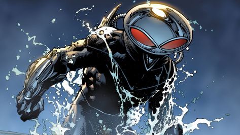 Dc Black Manta, Aquaman Villains, Aquaman Art, Dc Aquaman, Book Villains, Injustice League, Dc Comics Villains, Comic Book Villains, Legion Of Doom