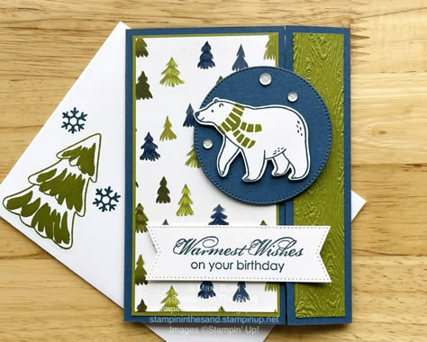 Stampin Up Bear Cards, Stampin Up Beary Christmas Dsp, Su Beary Cute Cards, Stampin Up Beary Cute Cards, Stampin Up Beary Christmas, Stampin Up Beary Cute, Beary Cute Stampin Up Cards, Polar Bear Christmas Cards, Beary Christmas