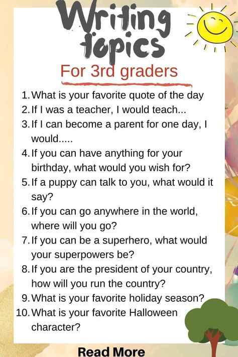 68 Imaginative and fun writing topics for 3rd graders - Kids n Clicks Writing Topic Ideas, Writing Prompts Kids, Opinion Writing Topics, Creative Writing Topics, Imaginative Writing, Writing Development, Test For Kids, Circle Time Songs, Third Grade Writing