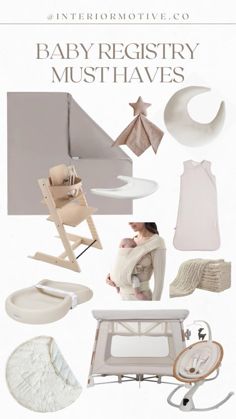 Gender neutral nursery, baby registry must haves, gift guide Gender Neutral Registry, Walmart Nursery, Baby Accessories Must Have, Minimalist Baby Shower Ideas, Gender Neutral Baby Registry, Baby Must Haves Newborn, Minimalist Baby Essentials, Nursery Must Haves, Must Have Baby Items