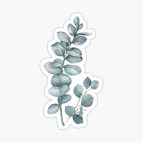 Pegatinas: Watercolour | Redbubble Botanical Stickers, Stickers Cool, Homemade Stickers, Tumblr Stickers, Bullet Journal Mood, Scrapbook Stickers Printable, Paper Background Texture, Bullet Journal Stickers, Floral Stickers