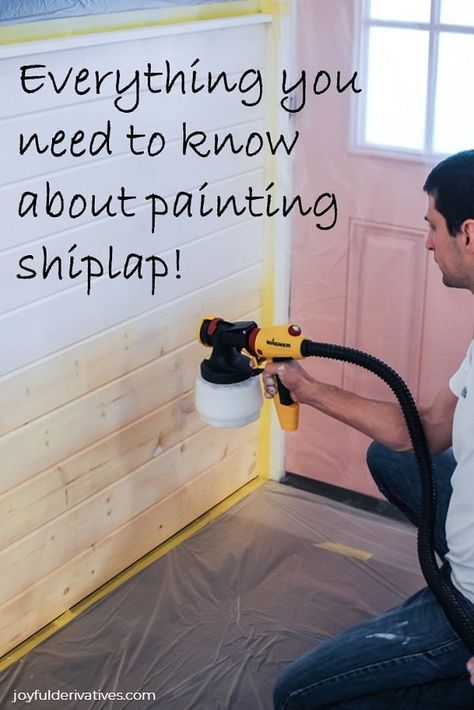 Painted Shiplap Walls Living Room, How To Paint Shiplap, Shiplap Painted Walls, How To Paint Shiplap Walls, Painting Shiplap Walls, Painted Shiplap Bathroom, Half Wall Shiplap, Painted Shiplap Accent Wall, Paint Shiplap Walls