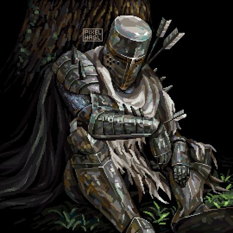 Heide Knight, Character Design Animation, Dark Souls, Do Anything, Knights, I Saw, Pixel Art, First Time, Character Design