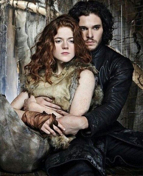 Ygritte And Jon Snow, Jon Snow And Ygritte, Rose Leslie, Game Of Thrones Cast, Kit Harrington, John Snow, Game Of Thrones Tv, Got Game Of Thrones, King In The North