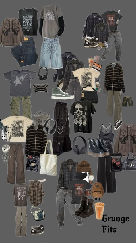 Grunge Fits, Grunge Outfit, Clothes And Shoes, Clothes