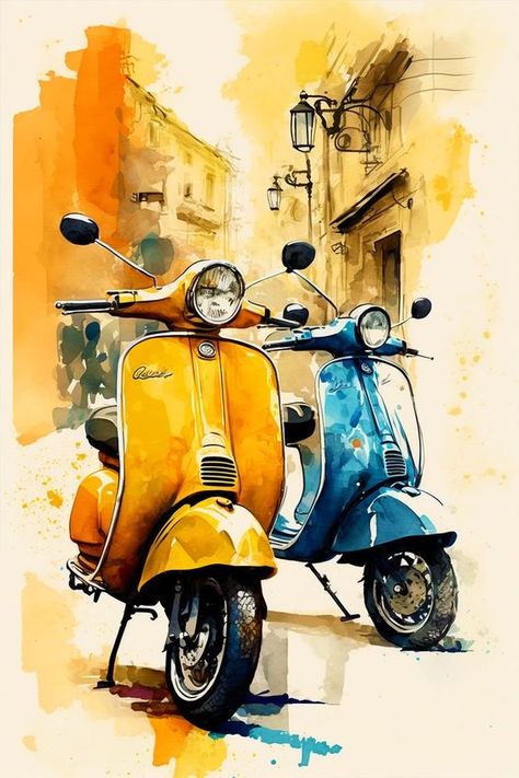 Famous Art Wallpaper, Famous Painters, Watercolor Art Landscape, Watercolor Paintings Nature, Famous Paintings, Architecture Drawing Art, Watercolor Flower Art, Mopeds, Art Gallery Wallpaper