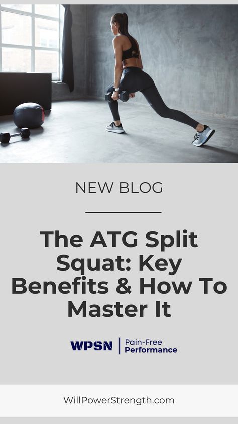 This article will discuss how to properly execute the ATG split squat, the benefits and drawbacks of the exercise, and common progressions and regressions so that you can master the movement and reap all of its benefits. Squat Benefits, Proper Form For Bulgarian Split Squat, How To Bulgarian Split Squat, How To Set Up Bulgarian Split Squats, Squat Memes, Tactical Training, Split Squat, Weekly Workout, Pain Free