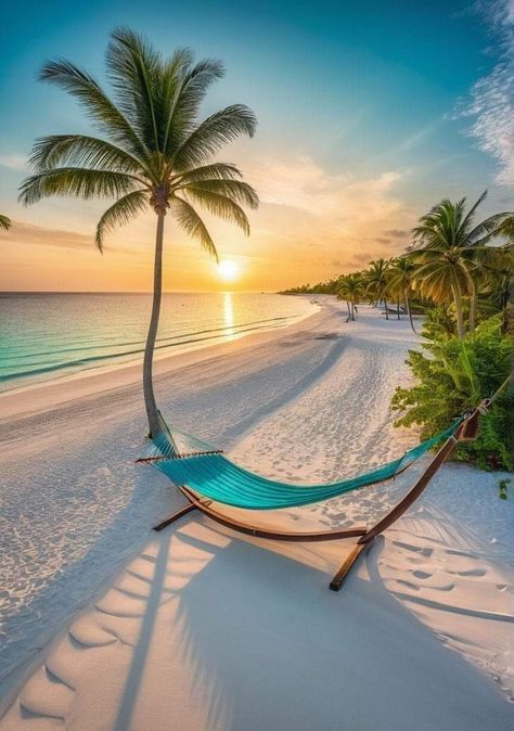 Beautiful Beach Pictures, Beach At Sunset, Exotic Beaches, Ocean Pictures, Island Paradise, Pretty Landscapes, Beach Wallpaper, Beautiful Locations Nature, Breathtaking Beauty