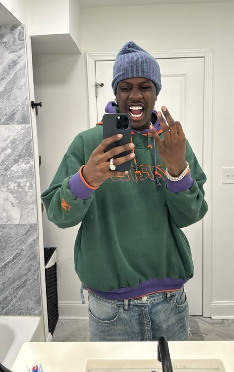 Lil Yatchy Fits, Lil Yatchy Fashion, Lil Yachty Outfits, Taking Pictures Ideas, Baggy Clothes Style, Lil Boat, Masc Fashion, Lil Yachty, Fashion Men Streetwear