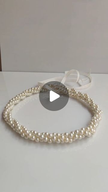 Pearl Crown Diy, Diy Pearl Hairband, Wedding Tiara Pearl, Bride Tiara Pearl, Headband Pearl, Pearl Tiara, Pearls Diy, Pearl Headband, Jewelry Projects