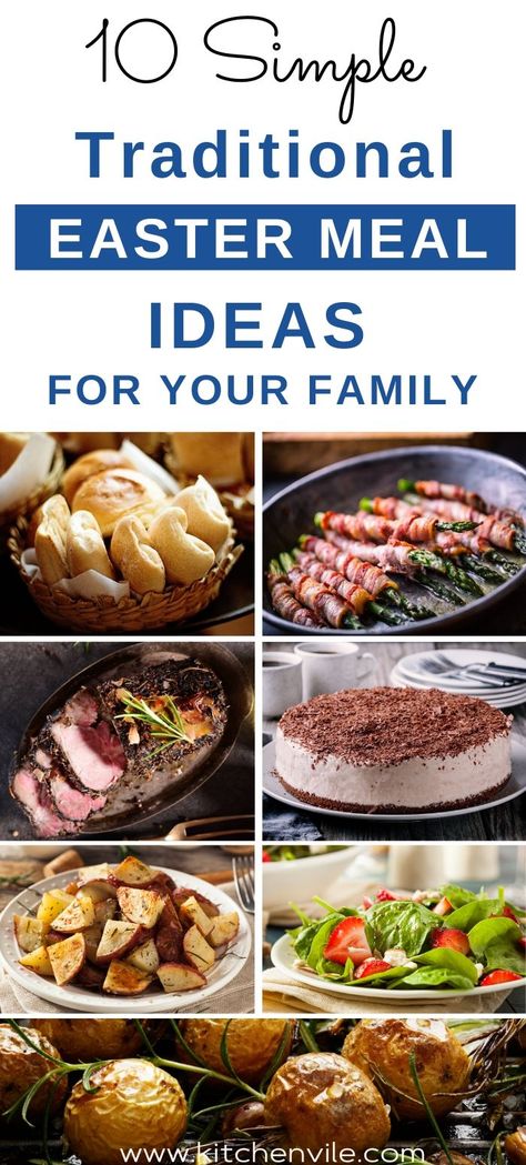 10 Simple Traditional Easter Meal Ideas For Your Family. easter cooking/easter celebration ideas/easter diy food/easter parties/easter ideas food/ Easter Dinner Menu Ideas, Easter Meal Ideas, Seasonal Meals, Easter Meals, Easy Easter Dinner, Easter Dinner Menus, Food Easter, Easter Foods, Pizza Sticks