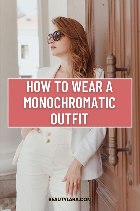 How to Wear a Monochromatic Outfit Colors Mixing, Monochromatic Outfit, Fashion Mistakes, Fashion World, Style Mistakes, Choose Colors, The Fashion, Autumn Fashion, How To Become