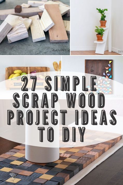 Easy Small Wood Projects, Scrap Wood Crafts, Wood Projects For Beginners, Woodworking Basics, Wood Projects That Sell, Small Woodworking Projects, Easy Wood Projects, Scrap Wood Projects, Wood Crafts Diy