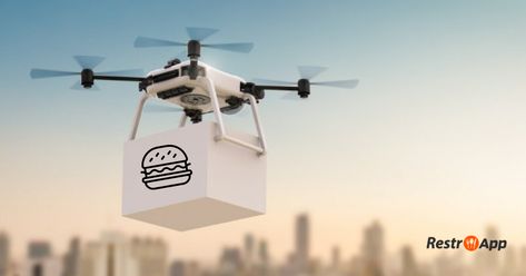 The scope of drone #food delivery is extensive, and it can revolutionize the way people get their food. Soon, your favorite #restaurants will be able to deliver your meal at your doorstep in a flying way.  #foodordering #mobileapps #restaurantapps #restaurantdelivery #drones #dronedelivery #dronefooddelivery #technology #techno #technologie #technologies #technos #dronestagram #restaurant #restaurateur #business #promotions #restaurantbusiness #RestroApp Modern Lunch Boxes, Drone Delivery, Delivery Robot, Restaurant App, Office Wall Design, Food Map, Restaurant Order, Logo Intro, Restaurant Delivery