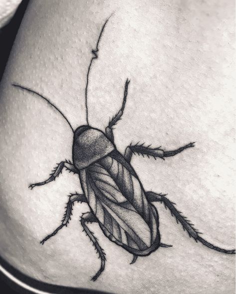 Cockroach Tattoo Design, Cockroach Tattoo, Frank Tattoo, Flash Tats, Bug Tattoo, Piercing Inspo, Tattoo Design Ideas, Ink Design, Aesthetic Tattoo