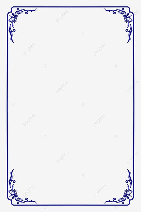 Blue Frame Border Design, Blue Frame Border, Blue Border Design, Tamil New Year Greetings, Bird Of Paradise Tattoo, Invitation Border, Monogram Border, Photo Cake Topper, Wedding Borders