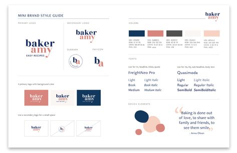 How to Create a Simple Brand Style Guide for Your Small Business - Natsumi Nishizumi | Simple Branding and Design Logo Guidelines, Brand Guidelines Design, Website Design Inspiration Layout, Web Design Typography, 포트폴리오 레이아웃, Style Guide Design, Hippy Style, Coffee Cart, Brand Consistency