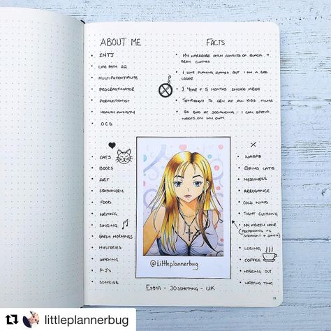 Blackout Book, Creating A Bullet Journal, Dot Grid Journal, Bullet Planner, Fun Facts About Yourself, Grid Notebook, About Me Page, Dot Grid Notebook, Similarities And Differences