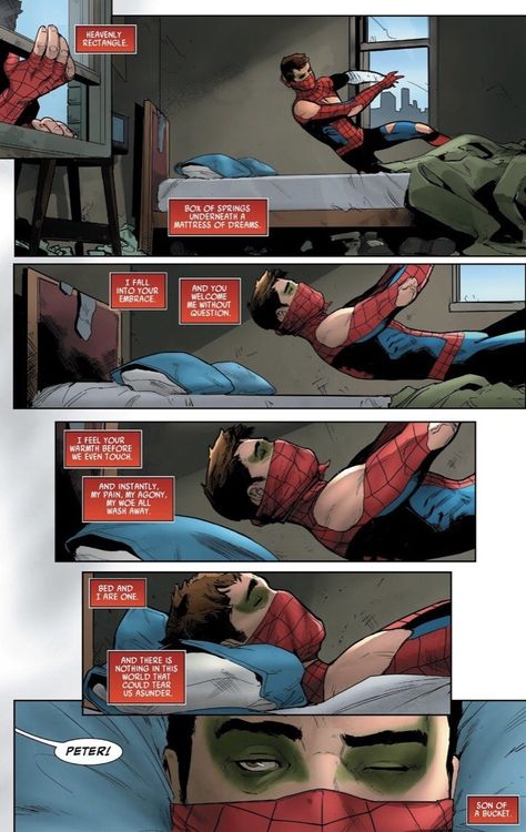 #SpiderMan #PeterParker Deadpool And Spiderman, Spectacular Spider Man, Big Mood, Dc Memes, Marvel Comic Universe, Spiderman Comic, Marvel Jokes, Star Wars Memes, Spiderman Art