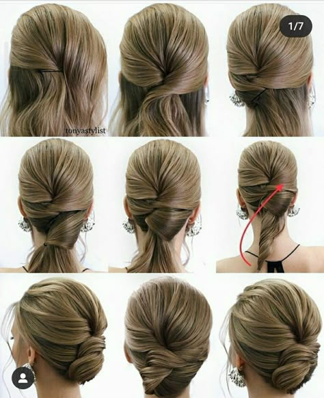 Medium Wedding, Adorable Hairstyles, Wedding Hairstyles Tutorial, Wedding Hair Up, Color Tips, Wedding Updos, Bun Hairstyle, Peinados Fáciles Para Cabello Corto, Hair Homecoming