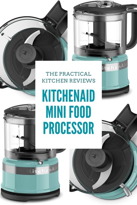 Each KitchenAid mini food processor is compact and lightweight, comfortable to hold and easy to use, with a BPA-free plastic bowl. The stainless steel blade locks into place, preventing it from sliding out when you pour. best food processor, best food processor appliances, best food processor recipes, best food processor baby food, mini food processor recipes, mini food processor uses The Practical Kitchen, Mini Food Processor, Kitchenaid Food Processor, Food Processor Uses, Processor Recipes, Best Food Processor, Cuisinart Food Processor, Pastry School, Easy Salad Dressing