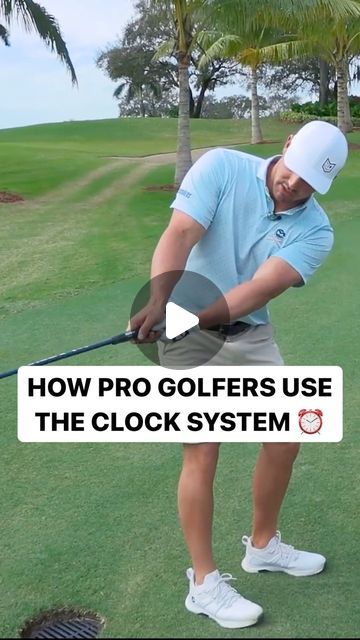 IAMTHEPAR on Instagram: "Pro golfers use the clock system to jauge for distances. The system helps you establish standard distance depending on how high you go in your backswing ⛳️  #golftips #golflesson #golfcoach #brysondechambeau   Credit to Bryson DeChambeau YouTube" Bryson Dechambeau, Instagram Pro, Pro Golfers, Golf Drills, Playing Golf, Golf Lessons, Play Golf, Golf Tips, Golfers