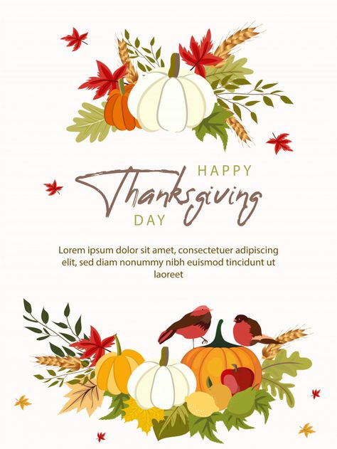 Thanksgiving Vegetables, Thanksgiving Leaves, Thanksgiving Background, Print Design Template, Happy Thanksgiving Day, Greeting Card Template, Design Tools, Favorite Apps, Colorful Leaves