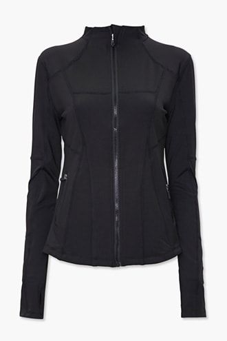 Zip Up Workout Jacket, Athletic Zip Up Jacket, Gym Zip Up Jacket, Zip Up Sports Jacket, Athletic Jackets For Women, Two Way Zipper Jacket, Fitted Zip Up Jacket, Black Zipup Jacket Outfit, Alice In Borderland Outfit Ideas