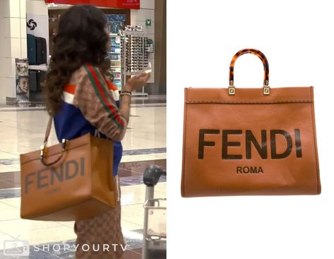 Real Housewives of Dubai: Season 2 Episode 8 Sara's brown Fendi Tote Bag Check more at https://www.shopyourtv.com/real-housewives-of-dubai-season-2-episode-8-saras-brown-fendi-tote-bag/ Fendi Beach Bag, Fendace Tote Handbags, Fendi Pikabu Bag, Fendi Tote Bag, Fendi Tote, Fendi Fendigraphy Bag, Real Housewives, Dubai, Fendi