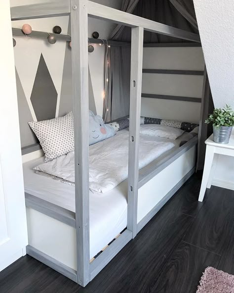 Ikea Girls Bedroom, Cama Ikea Kura, Ikea Kura Bed, Kura Bed, Ikea Kura, Baby Boy Bedroom, Living Ro, Ideas Ikea